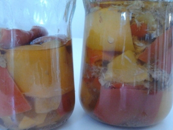antipasto piemontese di peperoni e tonno